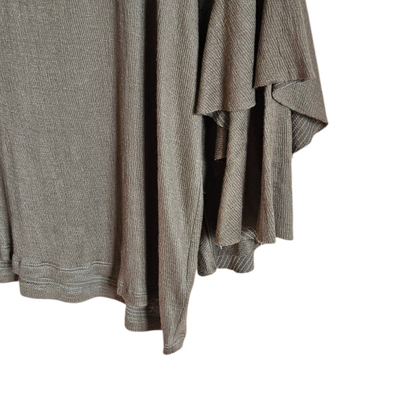 Collection by Bobeau Olive Ruffle Sleeve Textured Knit Top Women’s Large NWT - Picture 4 of 7